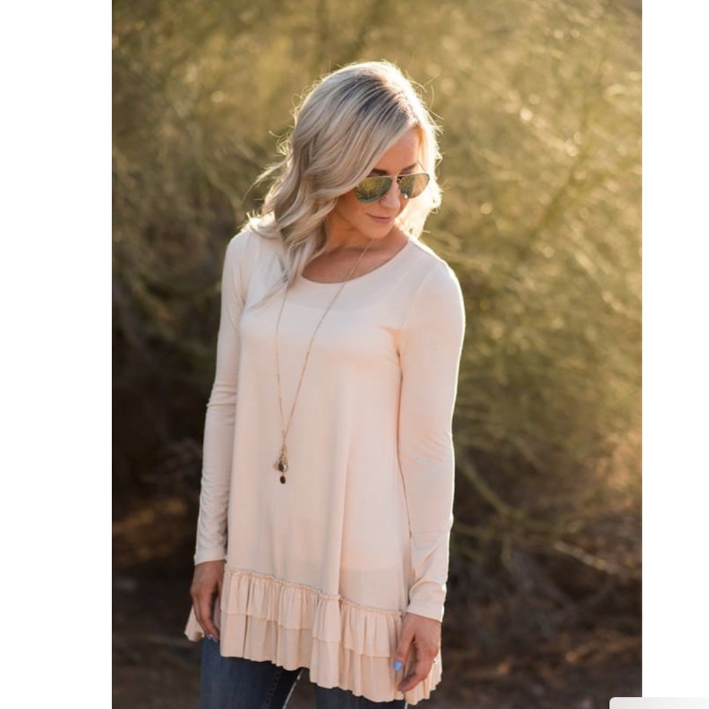 Ruffle tunic